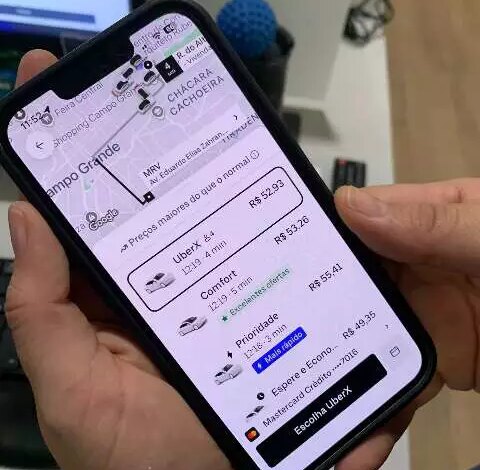 Uber dispara em Campo Grande antes de Brasil x Japão