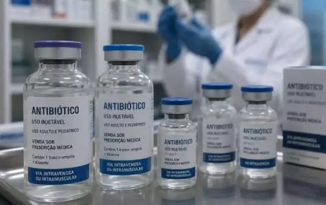 Anvisa coleta antibiótico com fragmento de vidro