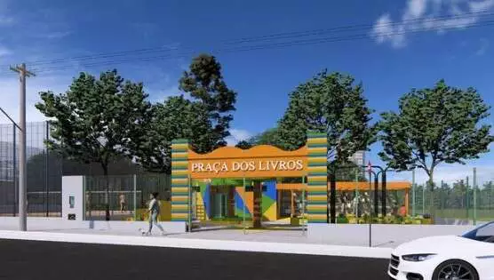 Praça dos Livros avança para 2ª etapa em Campo Grande