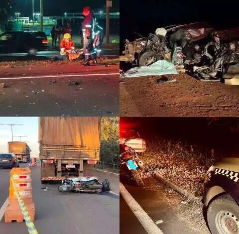 Quatro mortes em acidentes nas rodovias de MS em um dia