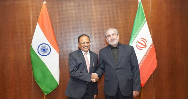 NSA Doval discute a situação da Ásia Ocidental durante reunião com o iraniano Dy Secy Defense Ghadir Nezamipour