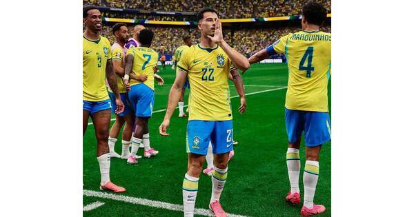 Copa do Mundo FIFA 2026: “Sem palavras para descrevê-la” Gabriel Martinelli comemora após a qualificação do Brasil para as oitavas de final
