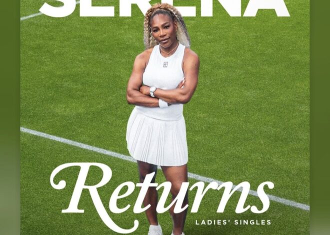 Serena Williams entregou o Wildcard de simples de Wimbledon