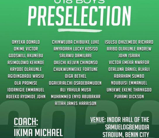 NBBF abre acampamento de pré-seleção para meninos sub-18 antes das eliminatórias da Zona 3