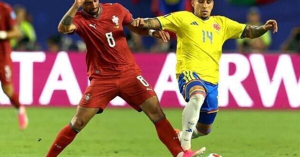 Colômbia termina na liderança do Grupo K graças ao empate em 0 a 0 com Portugal