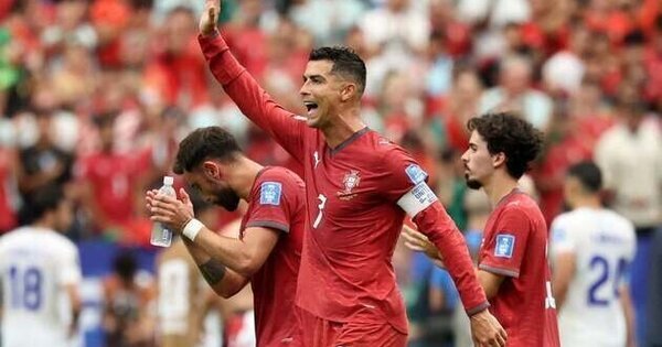 Cristiano Ronaldo marca dois gols na vitória de Portugal sobre o Uzbequistão
