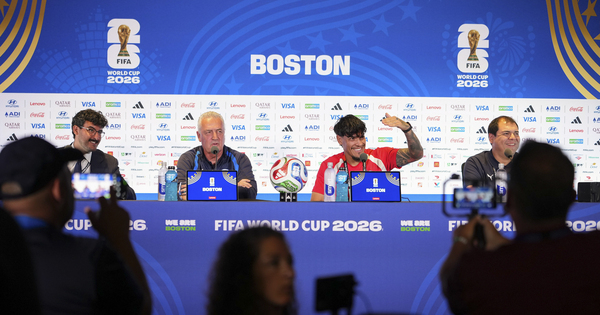 (SP)EUA-BOSTON-FUTEBOL-COPA DO MUNDO FIFA-CONFERÊNCIA DE IMPRENSA-PARAGUAI