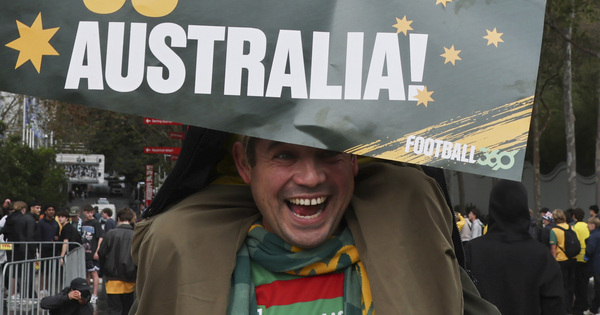 (SP)AUSTRÁLIA-SYDNEY-FUTEBOL-COPA DO MUNDO FIFA-FÃS