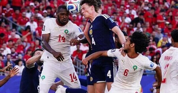 O gol madrugador de Ismael Saibar foi suficiente para o Marrocos derrotar a Escócia