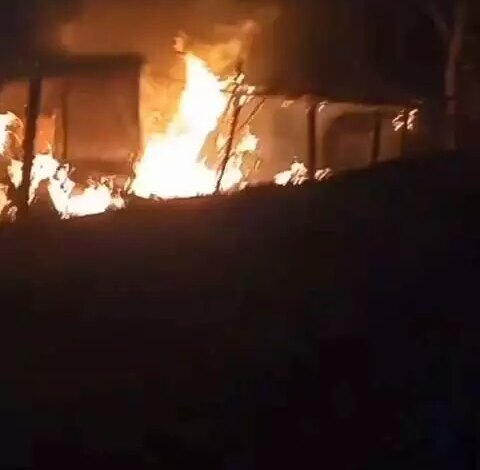 Incêndio em Ponta Porã deixa homem em estado grave